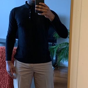 COS MENS SIZE M WASHABLE WOOL KNIT POLO